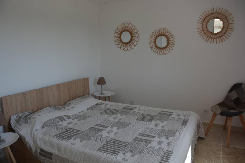 La Venturonne Appartement Neuf Rez De Jardin 45 M2 Vue Mer Et Vignes 10 Mn Des Plages Ле-Боссе Екстер'єр фото